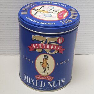 Planters Mr. Peanut 75th Anniversary Collectible Tin